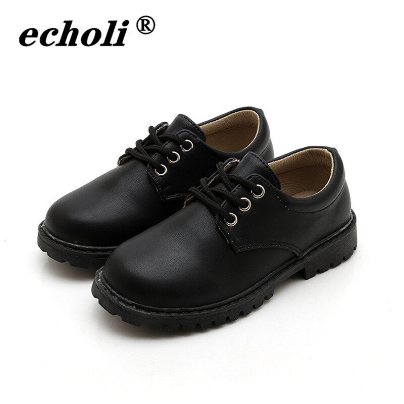 >> SO SÁNH GIÁ GIÀY NAM HỌC SINH | Shopee Lazada Sendo Tiki 48 ECHOLI Trẻ Em Ăn Mặc Giày Nam Ren Lên Da Đồng Phục Học Sinh Giày Dép Trẻ Em Boy Oxford Giày Đối Với Đảng Đám Cưới Chính Thức Kích Thước 26-42