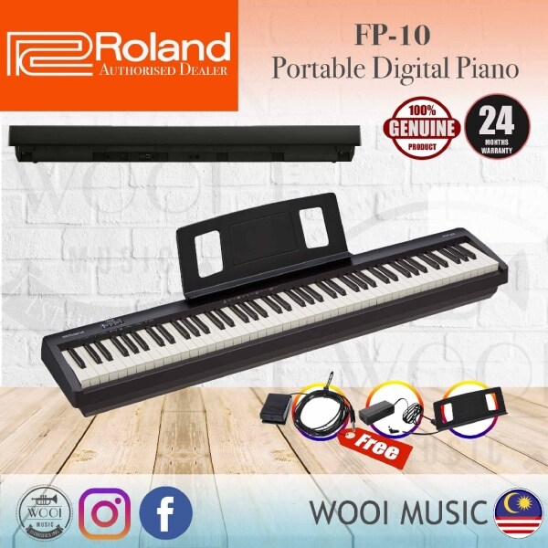 Roland FP-10 Portable Digital Piano 88 keys FP10 Malaysia