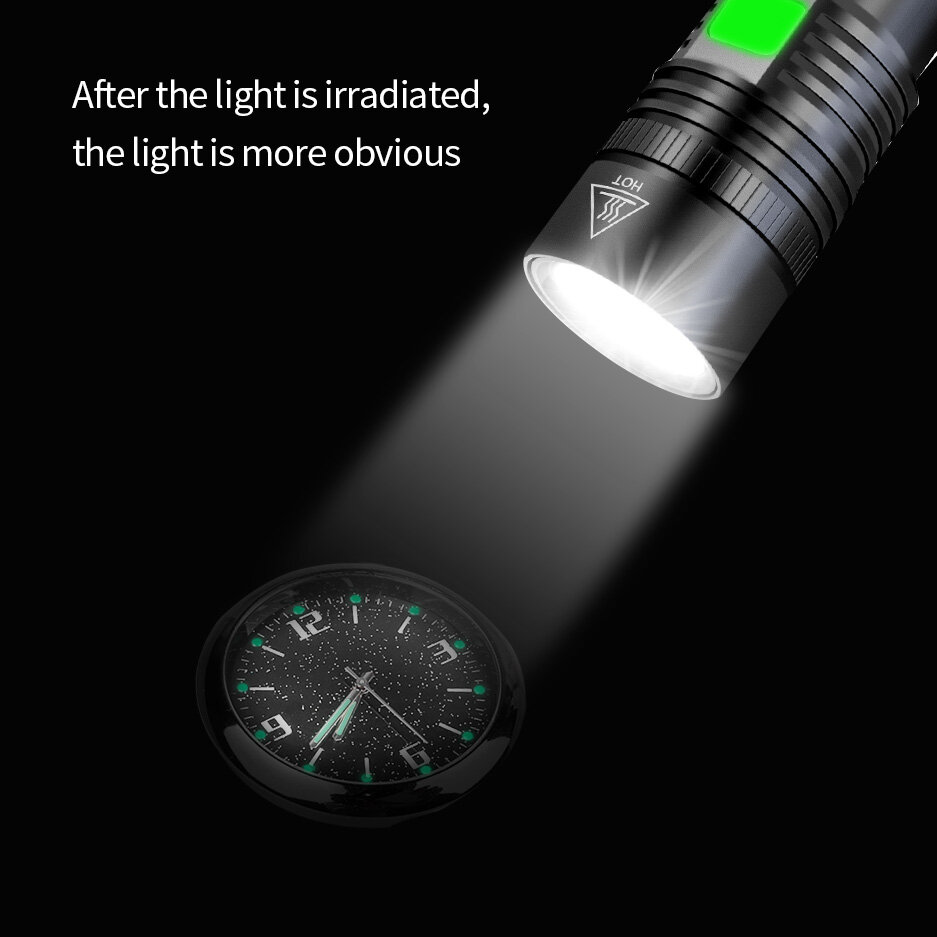 Aitemay Car Clock Luminous Interior Portable Car Digital New Clock