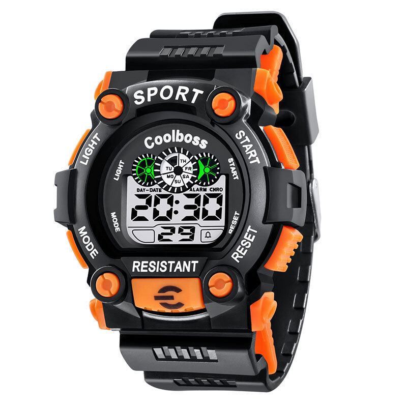 Bounabay Waterproof Luminous Watches Multifunction Students Children Watches Boys Clock Kids Sports LED Digital Week Display Wristwatches, Electronic Watches for Boy Girls Birthday Gifts Jam Tangan Kanak Kanak Malaysia