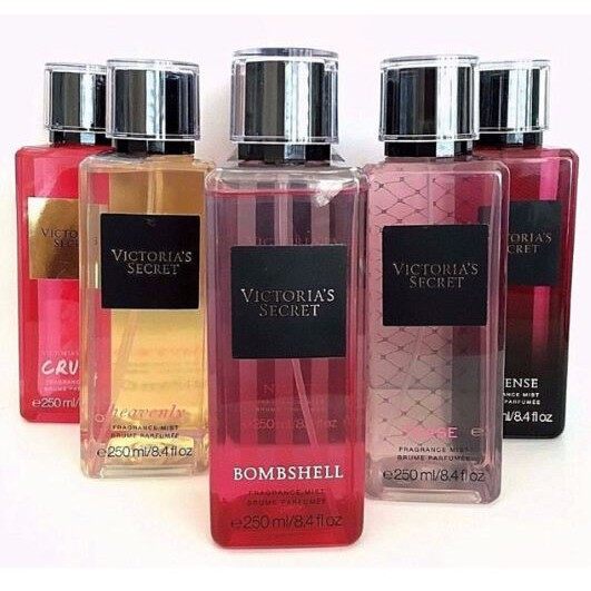 victoria secret body mist square bottle