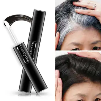 One Time Hair Dye Pen Instant Gray Root Coverage Hair Color White