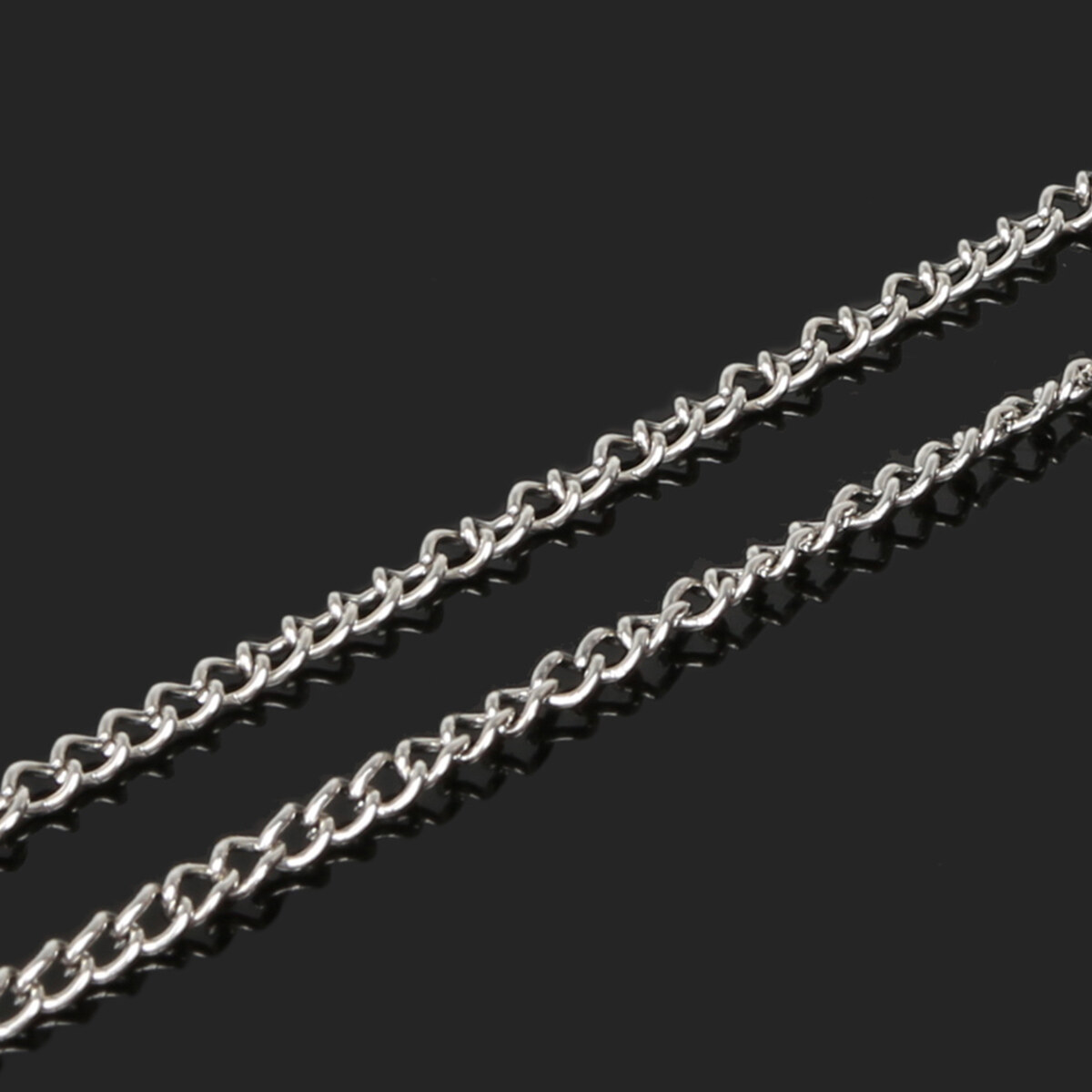 5 Meter/lot 4x3mm Iron Link Chain O Shape Chains For Necklace DIY Jewelry Making Bracelet Anklet Glasses Chain Supplies Accessories