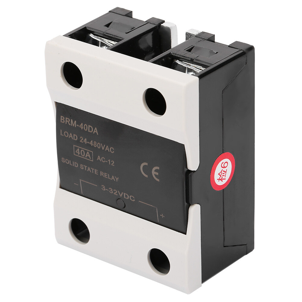 Rơ Le bán dẫn 40A Rơ Le bán dẫn BRM-40DA tải 24-480Vac Rơ Le bán dẫn cho quá trình tự động hóa công nghiệp