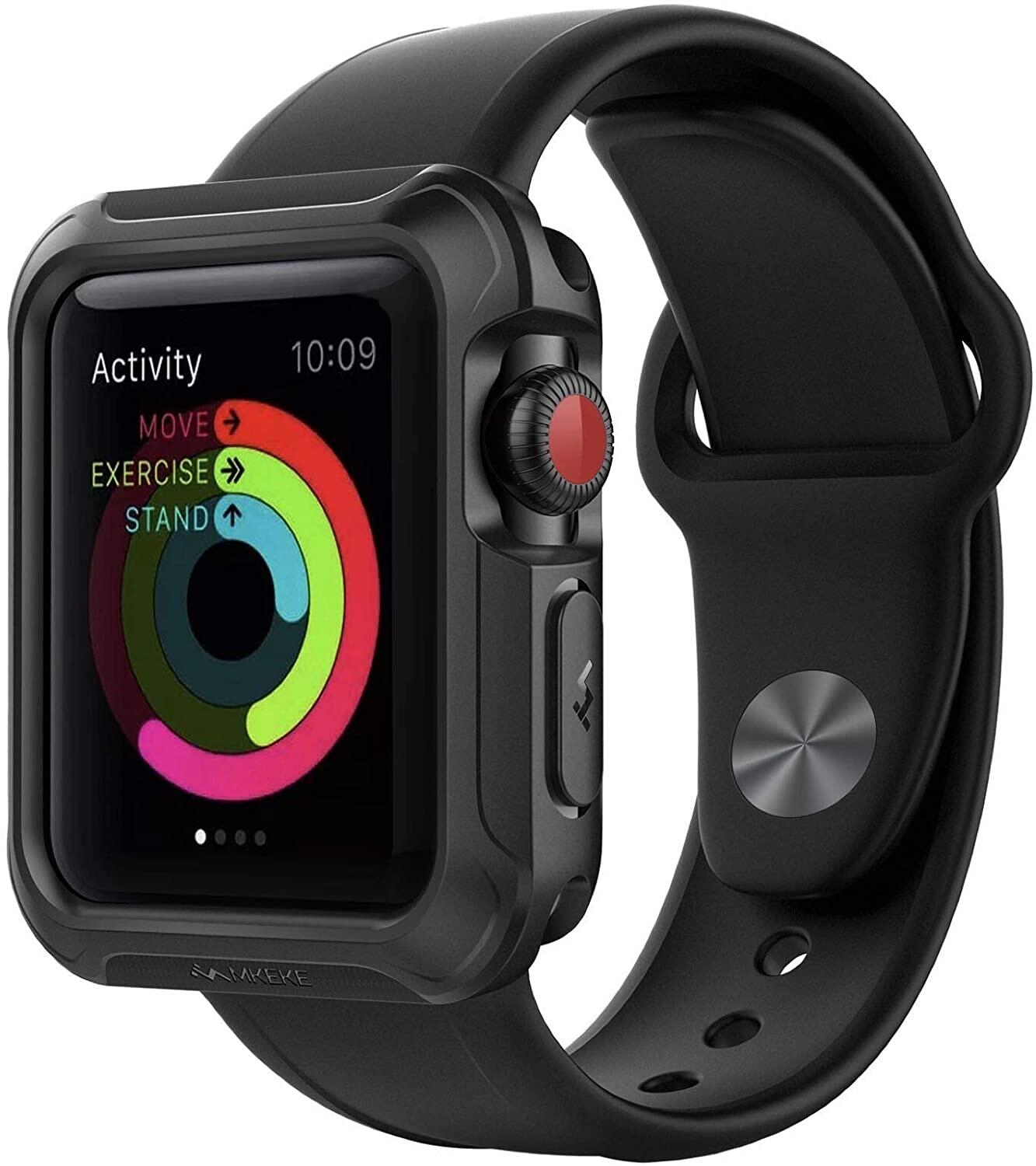 Compatible with A pple watch case, shock and drop protector, bumper compatible with Apple Watch 38mm 40mm 42mm 44mm