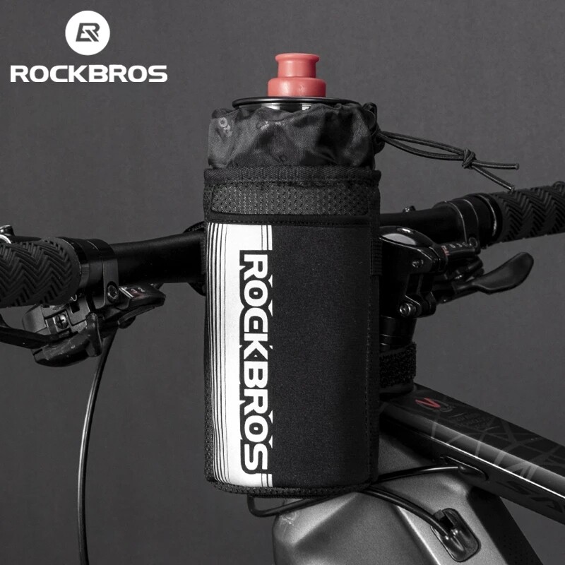 ROCKBROS Bicycle Bag Cycling Ultra-light Front Pocket Handlebar Rod Package Pot Reflective Strap Bag Removable