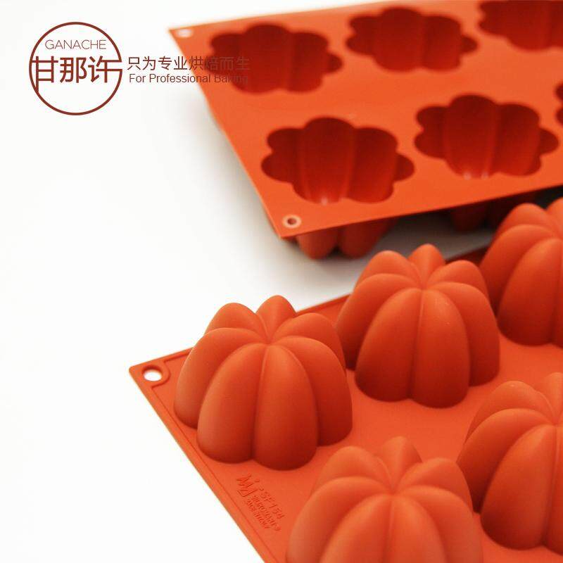 Gan Đó Xu SF154 Ý Silikomart 8 THẬM CHÍ Hoa Khuôn Bánh Mousse Bánh Silicone Cao Su Bộ Tạo Khuôn Hình