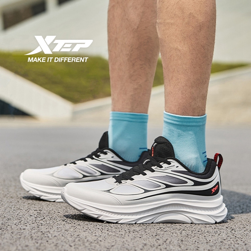 XTEP QINGYUE FW Men Running Shoes Summer Breathable Mesh