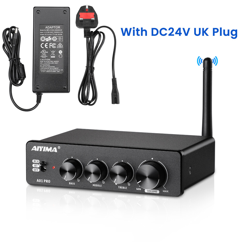 AIYIMA A01 PRO Bluetooth TPA3116D2 Power Amplifier HIFI Sound Amplifier ...