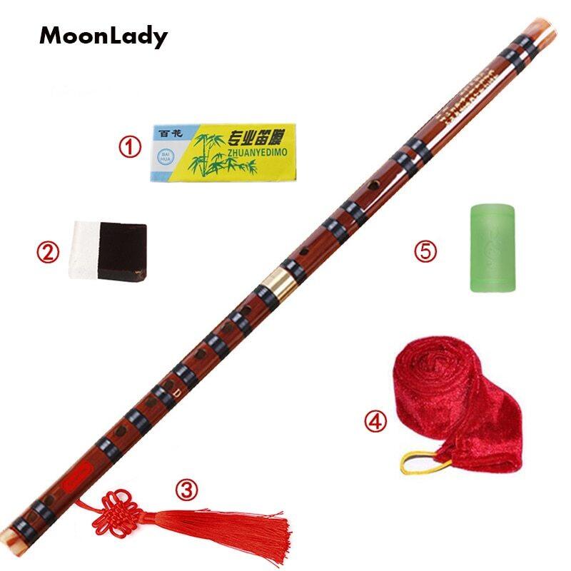 Sáo Trúc Phím C D E F G Với Nhạc Cụ Đường Màu Đen Nhạc Cụ Gió Gỗ Trung Quốc Thủ Công Truyền Thống Dễ Dàng Để Tìm Hiểu