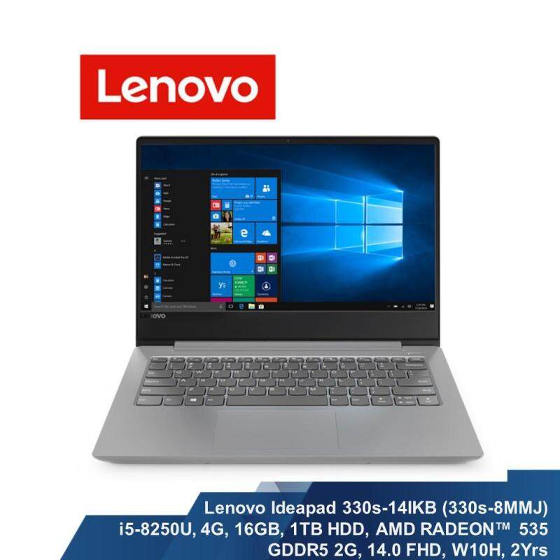 Lenovo Ideapad 330s-14IKB (i5-8250U, 4G+16GB, 1TB HDD, AMD 535 GDDR5 2G, 14.0 FHD, W10H, 2Yrs) Malaysia
