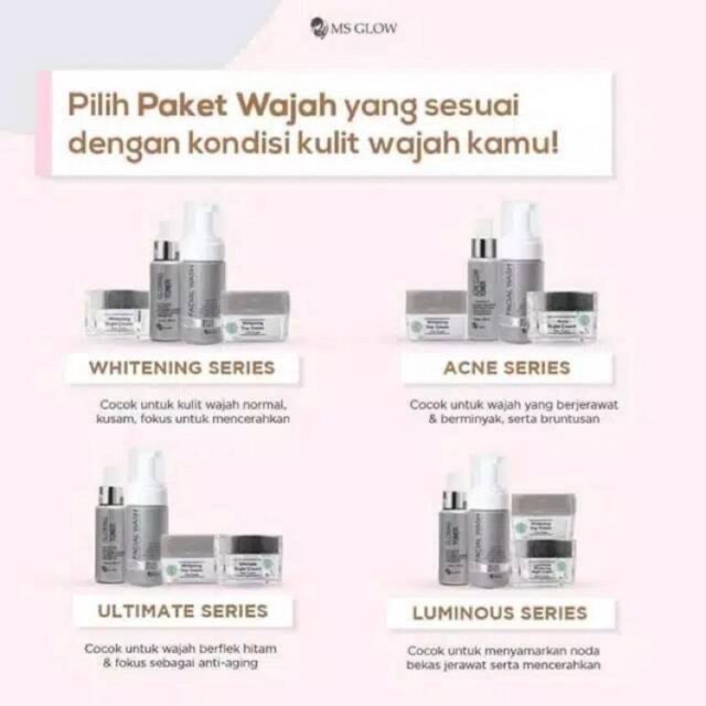 harga ms glow skincare original