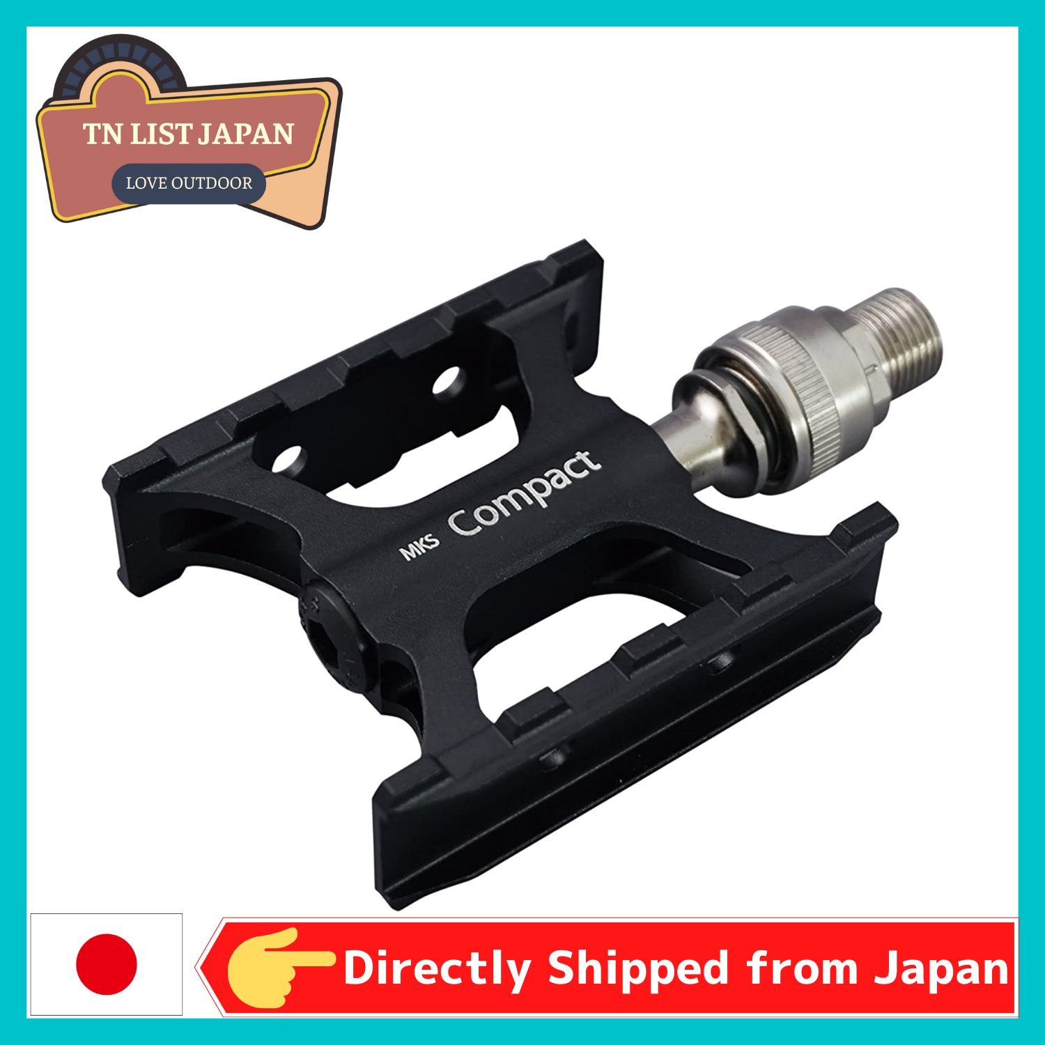 Shipping from Japan】 Mikashima (MKS) Pedal [Compact Ezy] Left and