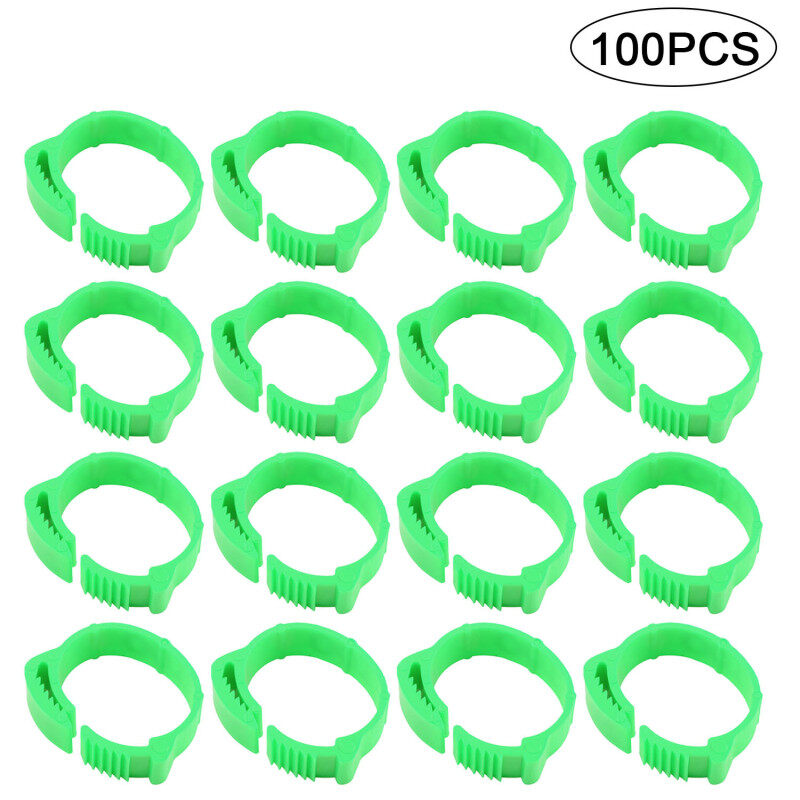 100 cái vòng chân gà có thể điều chỉnh 001-100 Vòng khóa chân gà kỹ thuật số cho gà vịt bồ câu gia cầm vật tư trang trại