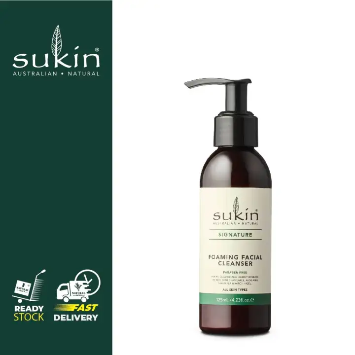 sukin face wash