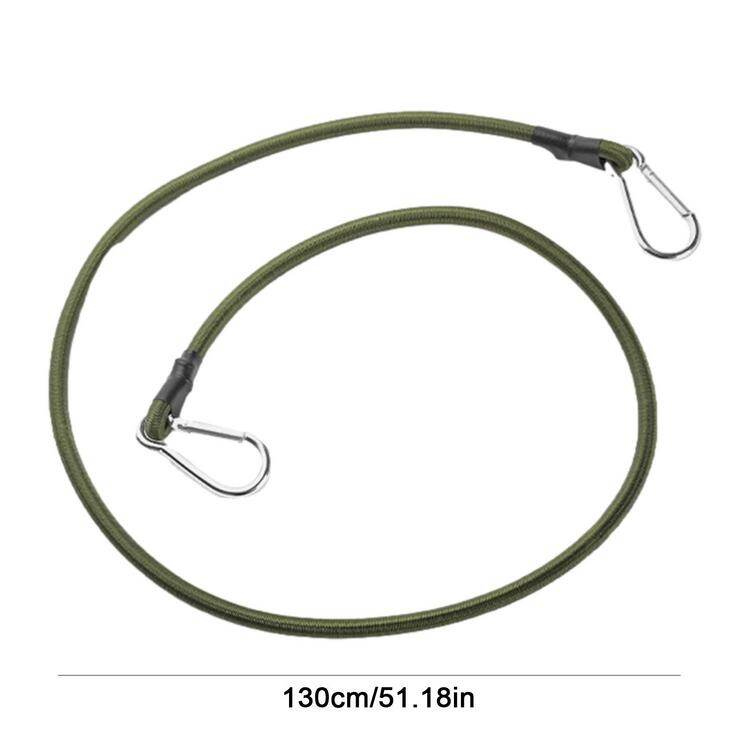 Bungee Cords with Hooks 8mm Adjustable Elasticity Rope with Carabiner Hook Bungee Cord Elastic Binding Strap Fixed Rope for Bike Camping Luggage Racks cool