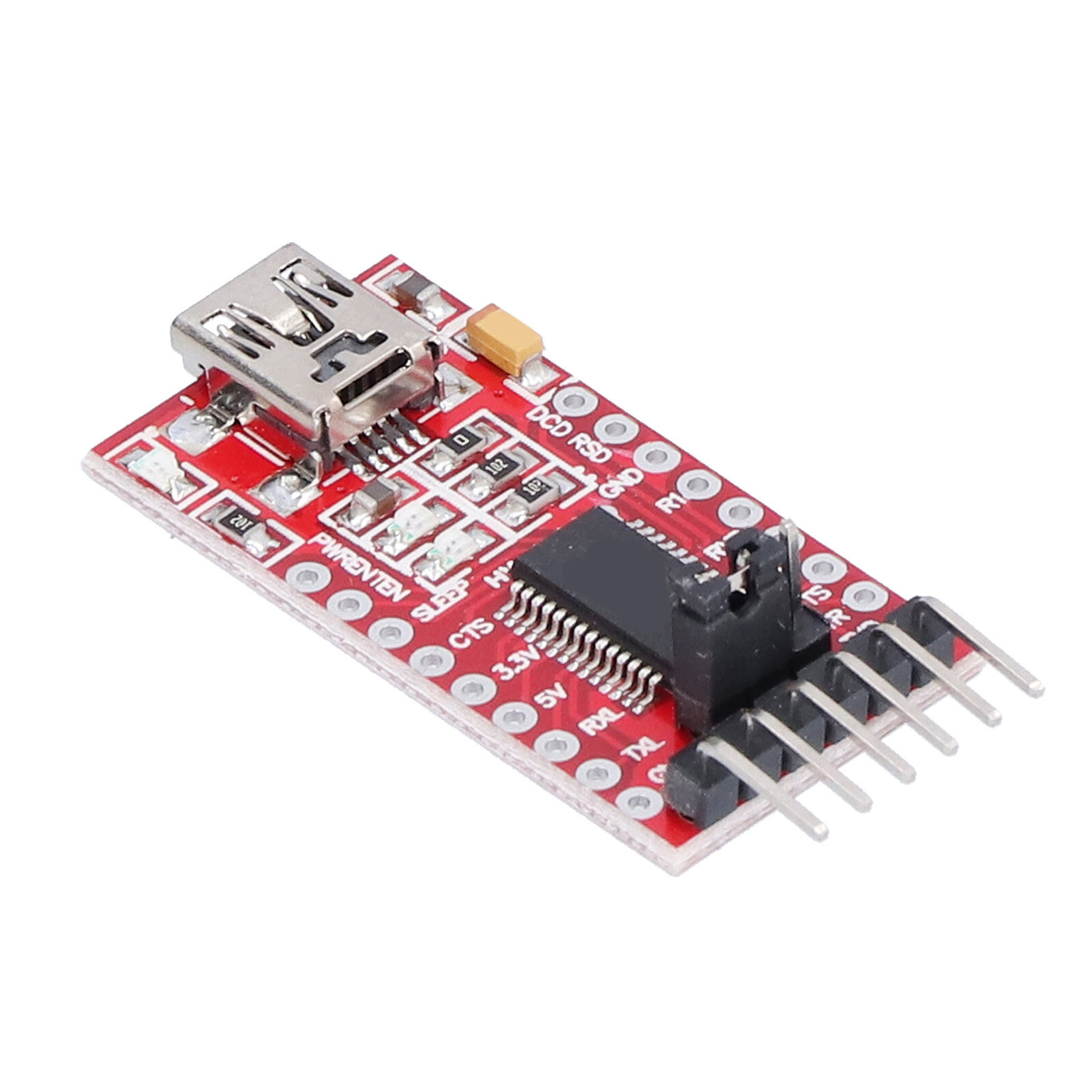 USB to TTL Module Serial Converter Board 6 Pin Mini Port DC 3.3V 5V ...