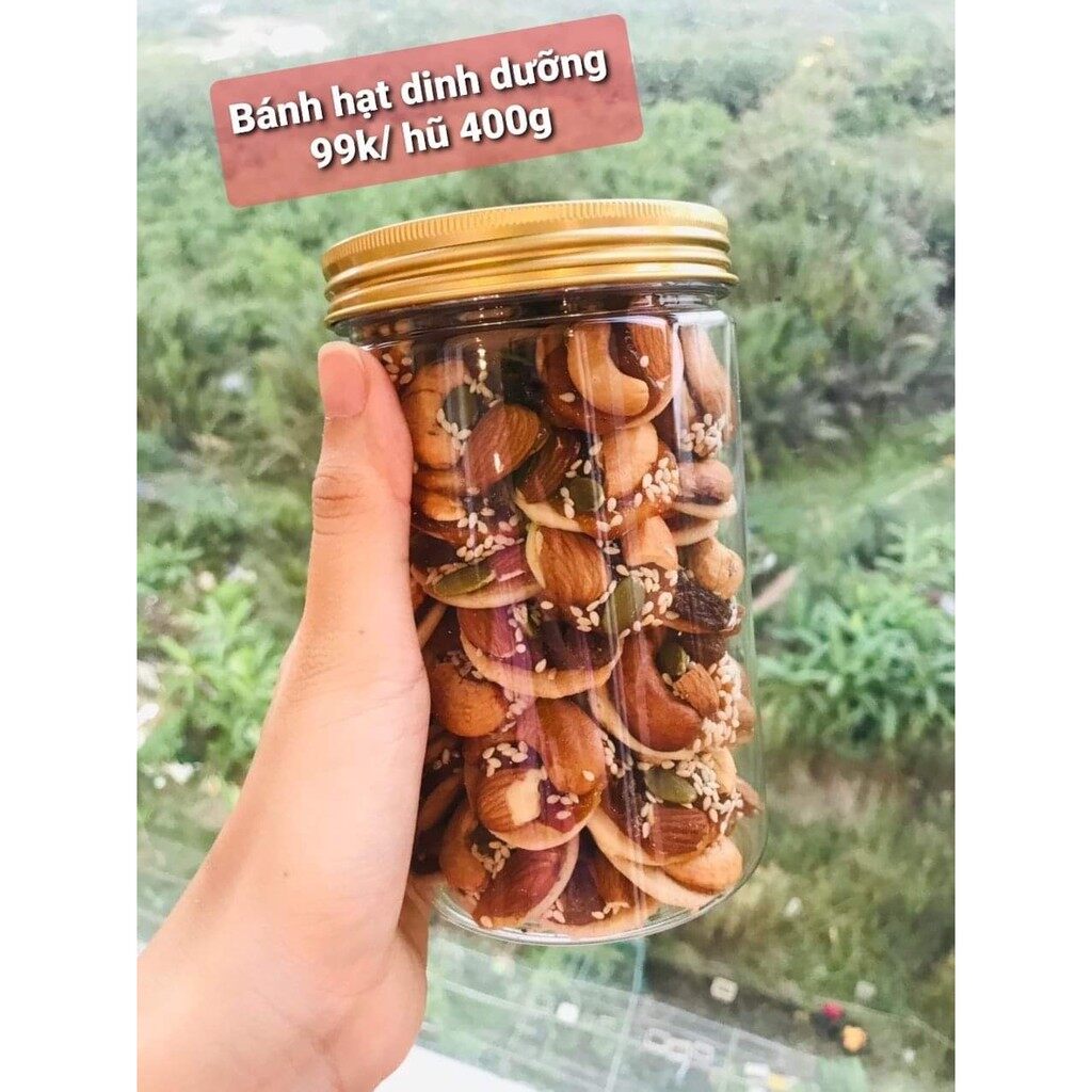 Bánh hạt dinh dưỡng Hũ 400G