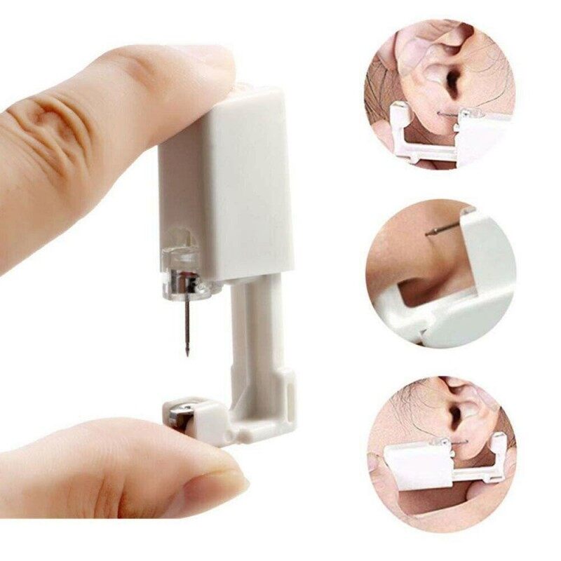 3 cái/bộ phiên bản thứ hai dùng một lần không đau xỏ lỗ tai khỏe mạnh vô trùng công cụ đâm mà không bị dị ứng cho Bông tai thiết bị xỏ lỗ tai