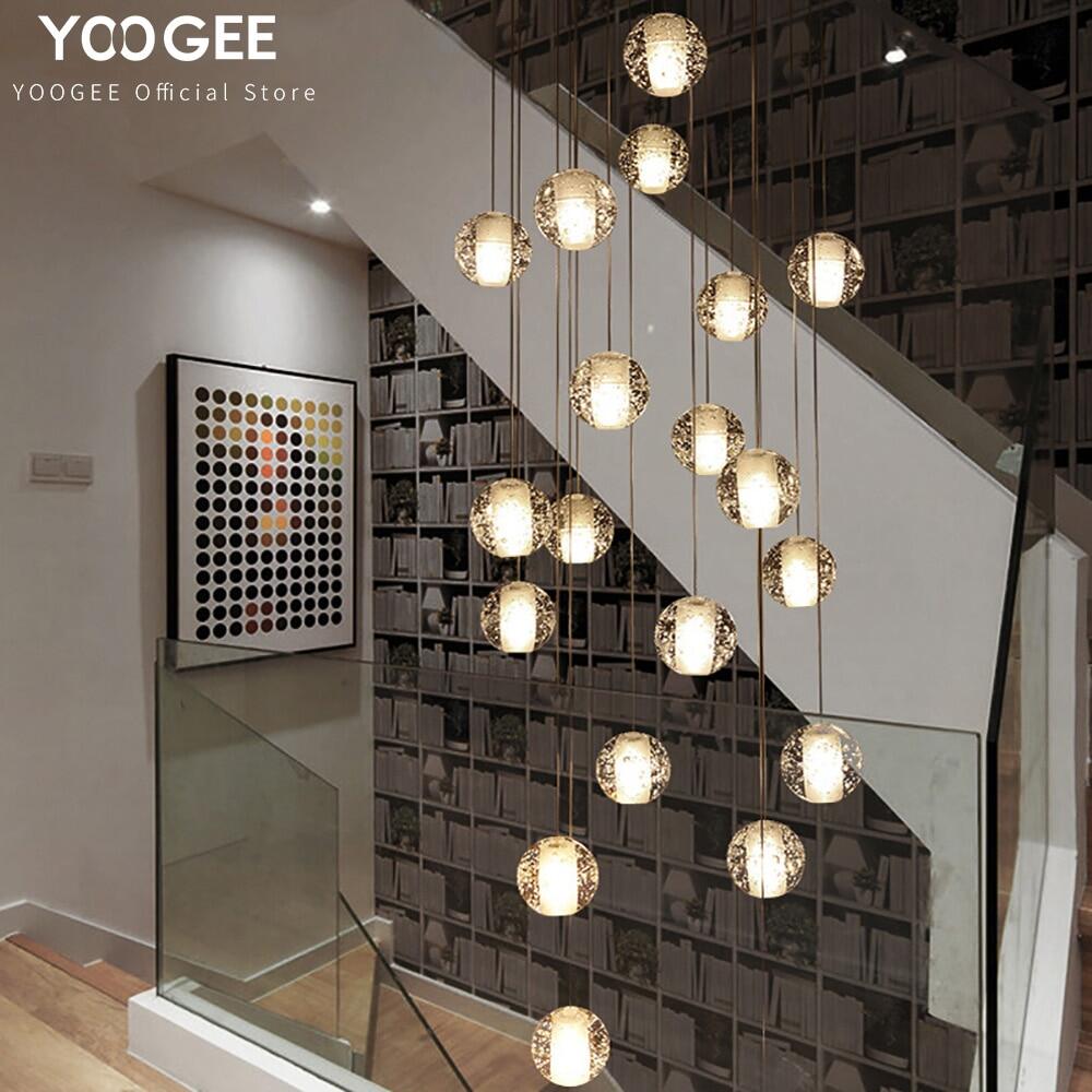 modern chandeliers for stairs