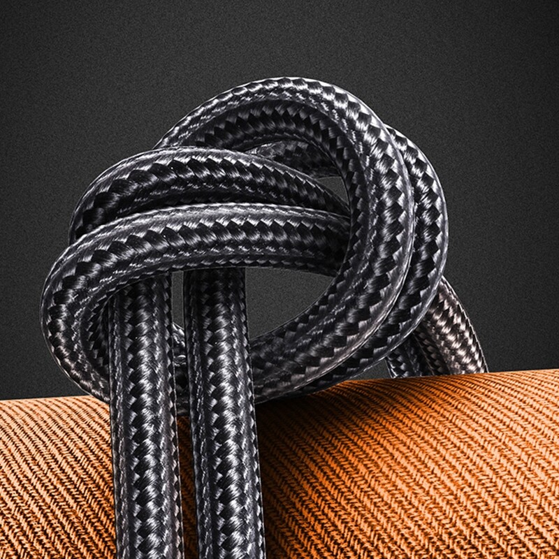 USB C to USB C Cable 100W Nylon Braided Fast Charging Cord 40Gbps High Speed Data Transfer Type-C Cable
