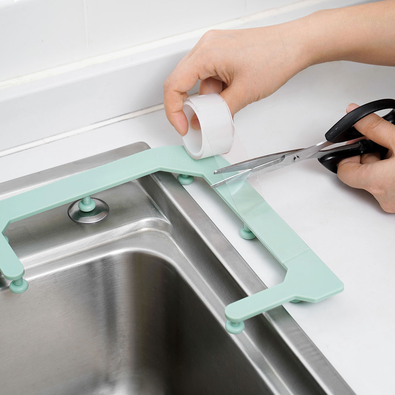 CNMF PP Durable Draining Hanging Storage Filter Sink Kitchen Utensils