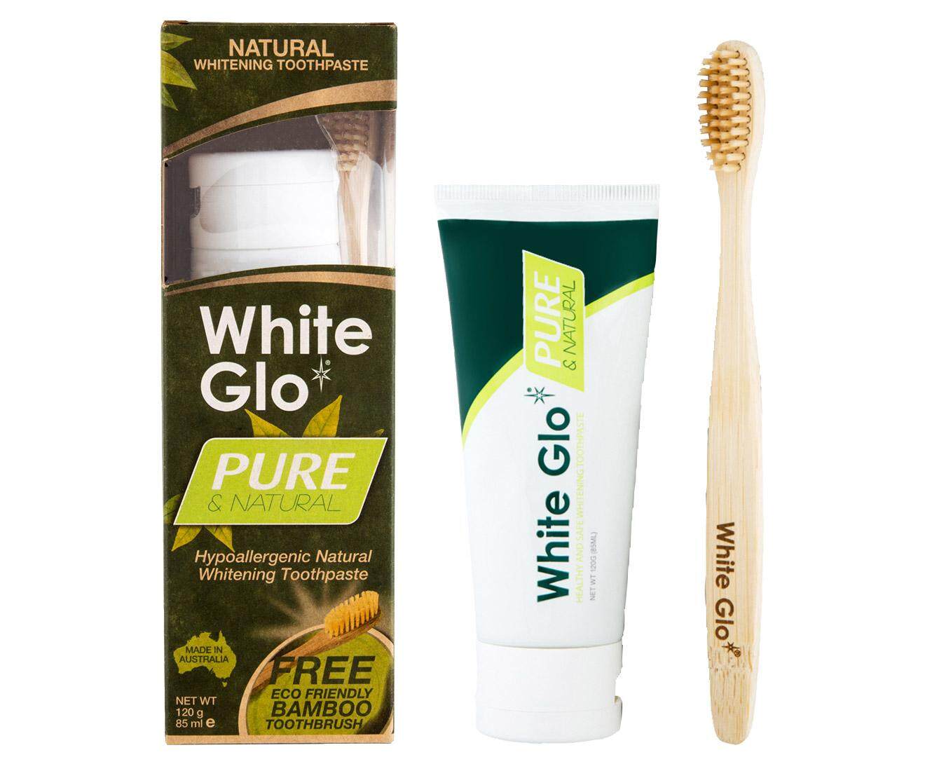 white glo bamboo toothbrush