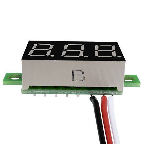 FocusAi  vôn kế dc 0.36 inch 3 dây Vôn kế dòng điện một chiều 5-30V 0-30V xanh/Xanh/Đỏ