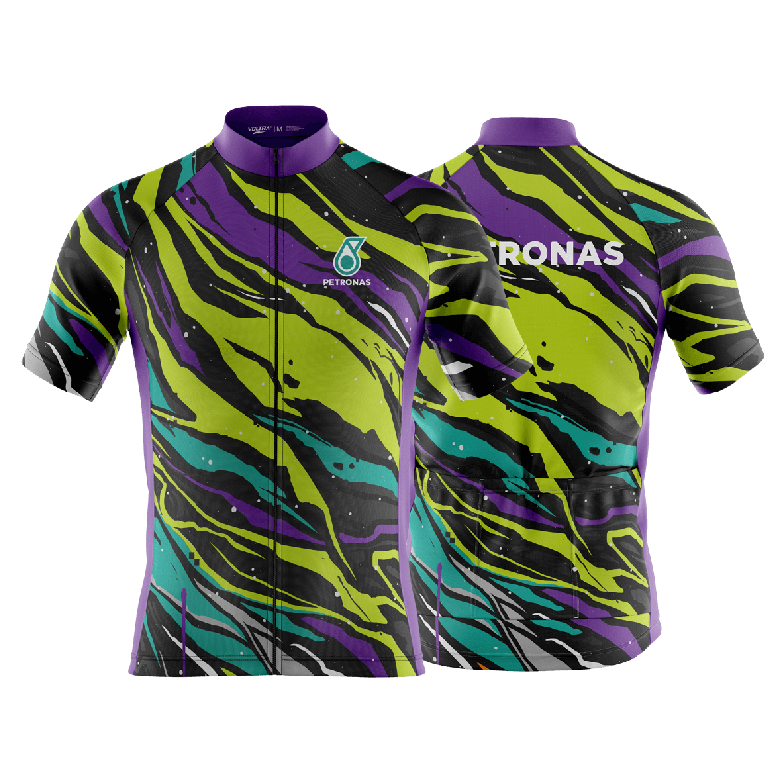 PETRONAS Phoenix Cycling Jersey Black Purple Lazada