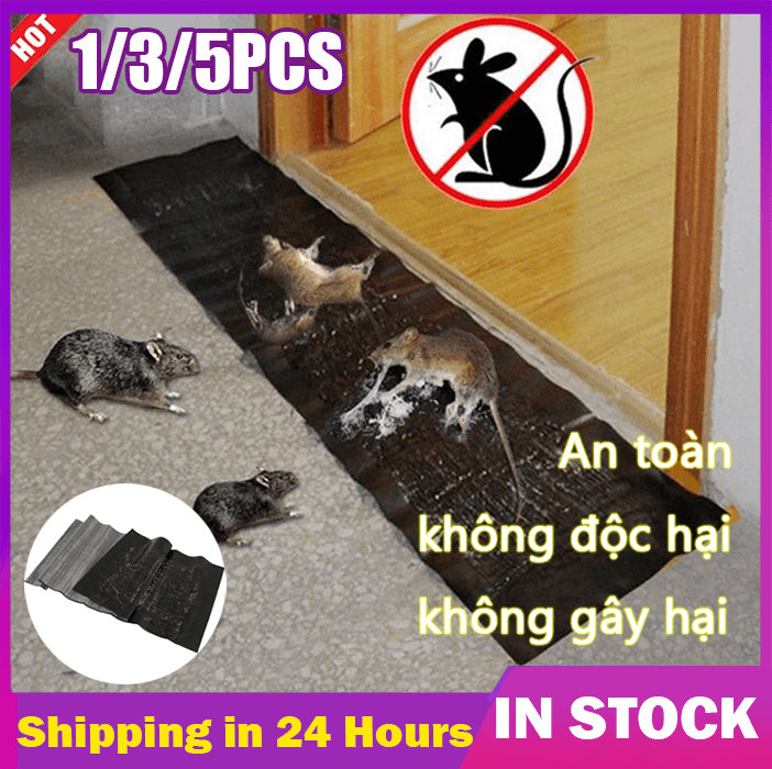 【In Stock+Fast Shipping】Large Size Mice Mouse Rodent Glue Traps Board Super Sticky Rat Snake Bugs Safe