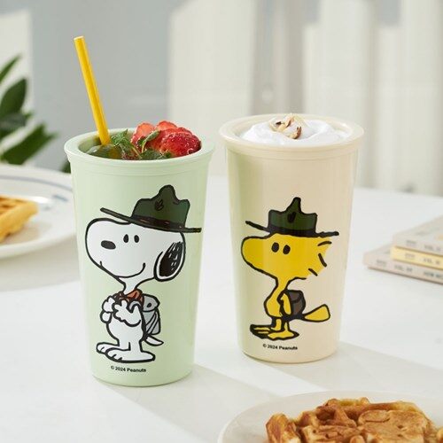 Đậu phộng Snoopy Scout Cách Nhiệt Cốc 453ml