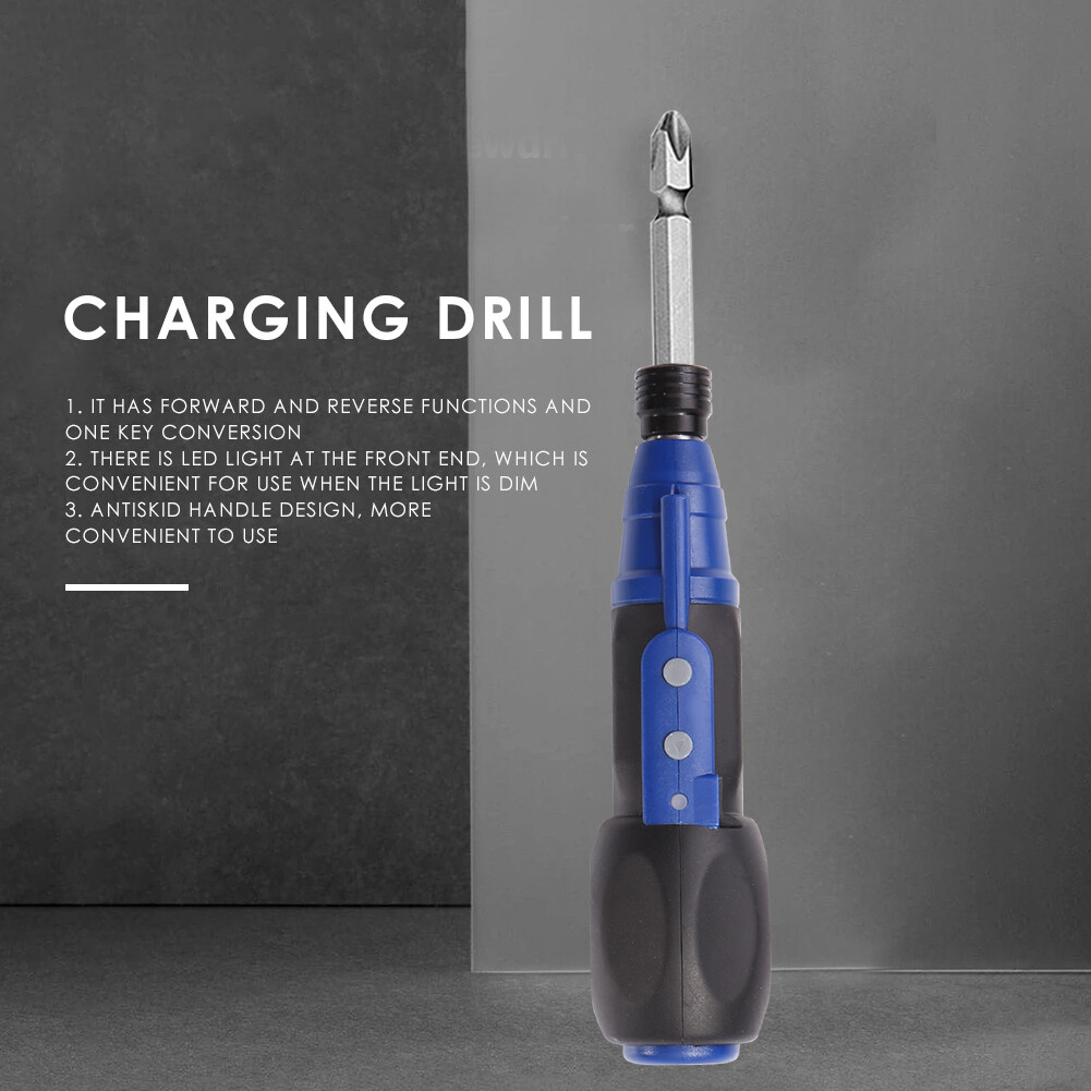 [Bside Tool Store] Tuốc Nơ Vít Điện Mini Mô-men Xoắn Lớn Có Tay Cầm Chống Trượt USB Sạc Khoan