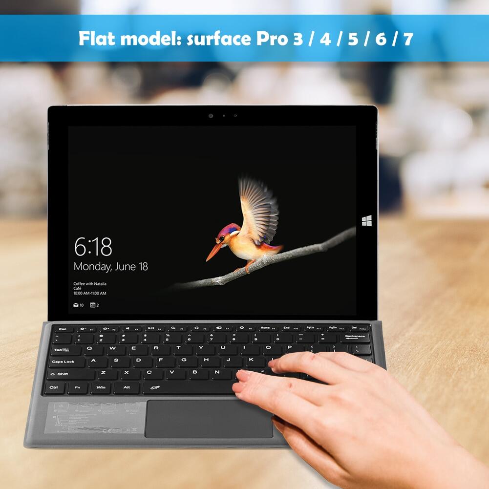 Keyboard For Microsoft Surface Pro 3/4/5/6/7 Tablet Wireless 3.0 Tablet ...