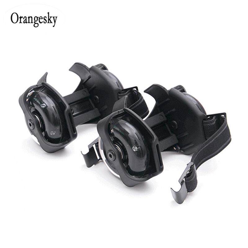 Giá bán Orangesky 1 Nhấp Nháy Trượt Patin Giày Cơn Lốc Ròng Rọc Flash Bánh Gót Con Lăn