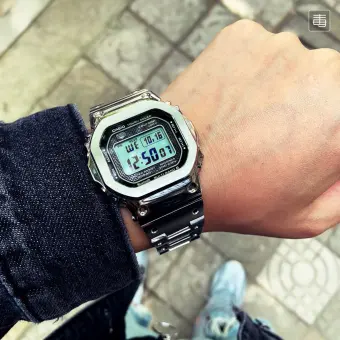 Casio G Shock Full Metal Square Black 5000 Gmwb5000gd 1 Watch Steel Nagi Jewelers