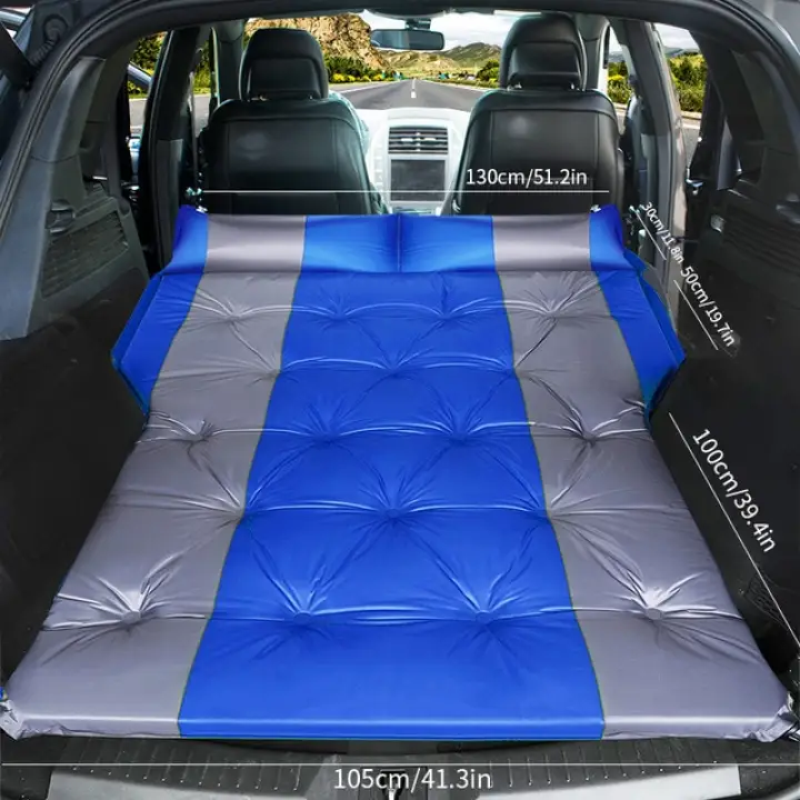 Car Air Inflatable Travel Mattress Bed Suv Sleeping Pad Outdoor Camping Mat Automatic Cushion For Kids Lazada Singapore Car Air Inflatable Travel Mattress Bed