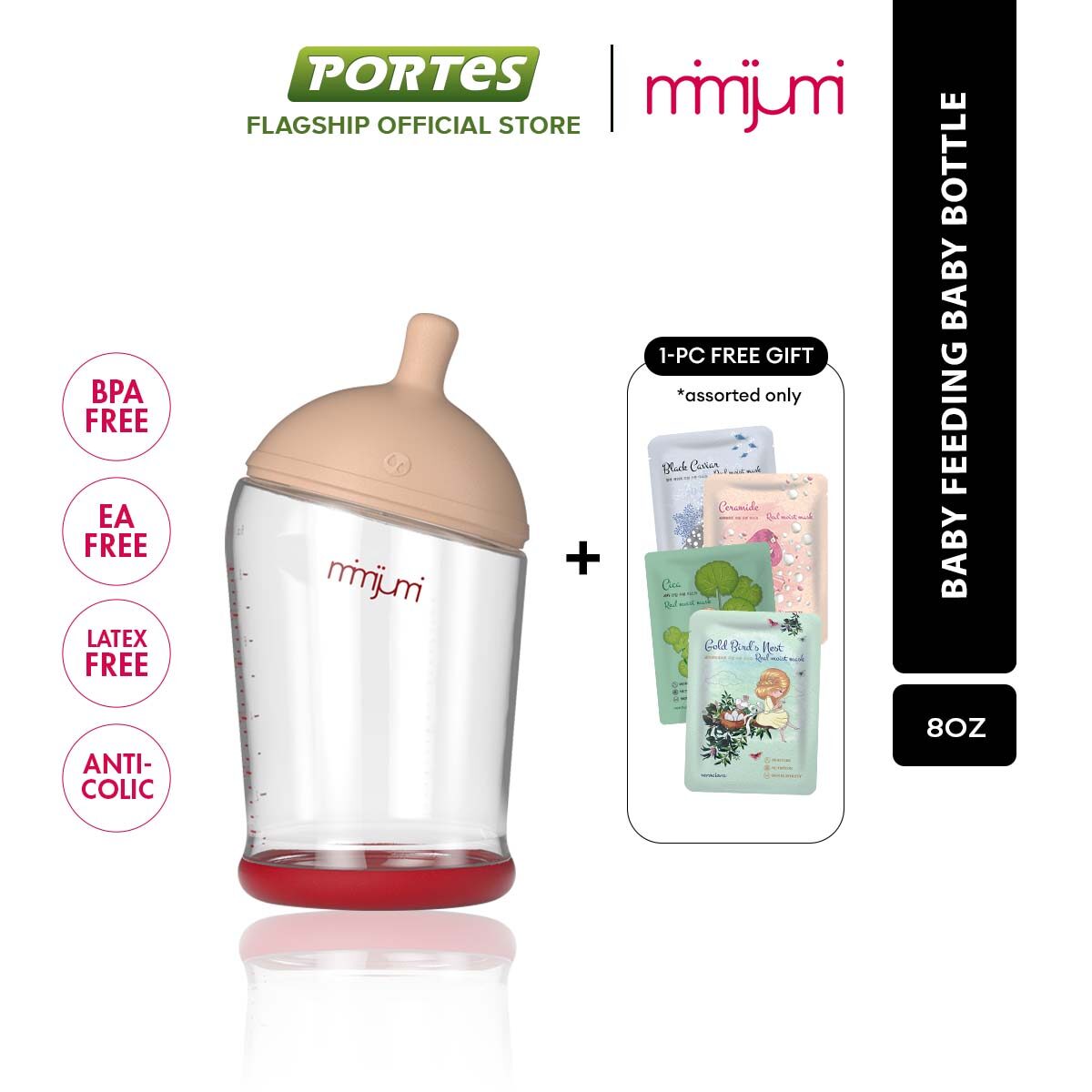 Mimijumi Feeding bottle (8oz/240ml) Lazada