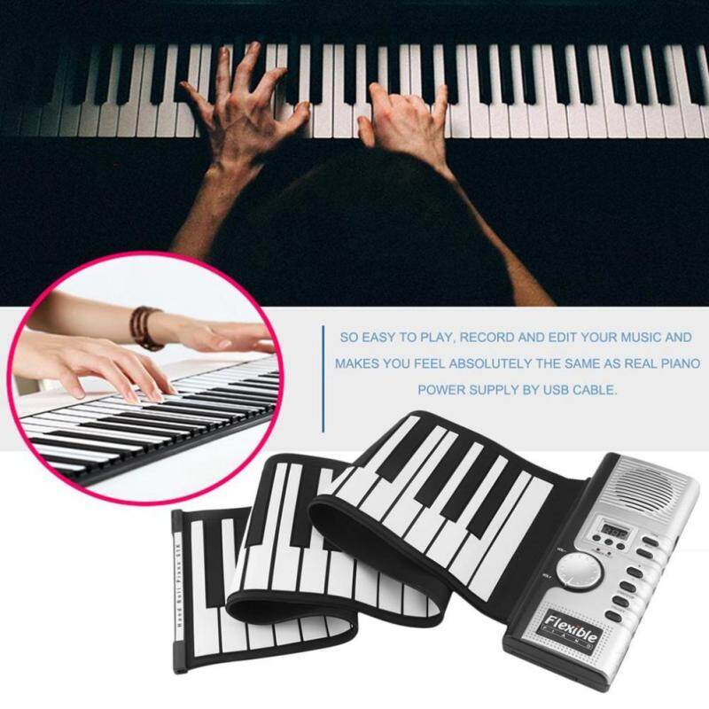 Tốt đẹp Eshop Có Thể Gấp Lại Được Nâng Cấp 61 Phím Cuộn Lên Bàn Phím Piano Với Đầy Đủ Mềm Mại Nhạy Phím Bộ Tổng Hợp Tích Hợp Loa Dành Cho Trẻ Em Người Mới Bắt Đầu quà Tặng