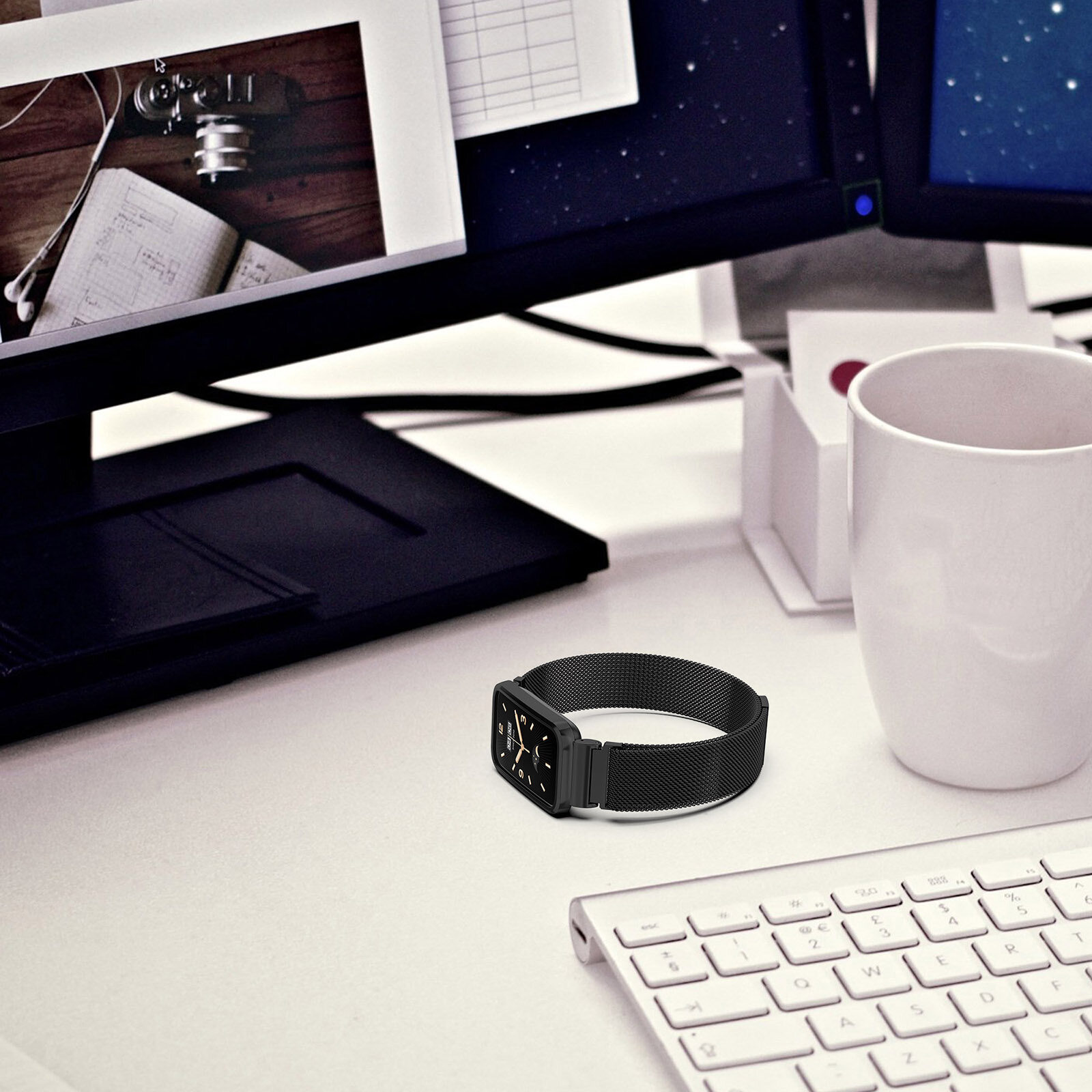 Dây Đeo Vòng Milan Thích Hợp Cho Xiaomi Band 7 Pro Đồng Hồ Thông Minh Khung Kim Loại Vỏ Bảo Vệ Dây Đeo Đồng Hồ Cho Mi Band 7 Pro Vòng Đeo Tay Thể Thao Phụ Kiện