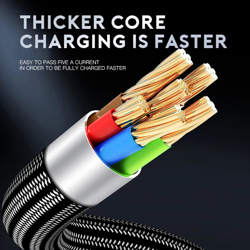 【SAWU】Android Data Cable Suitable for Android Universal Smart Phone Micro Usb Charging Cable V8 Aluminum Data Cable