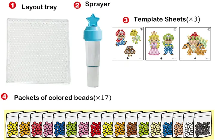 aquabeads super mario playset