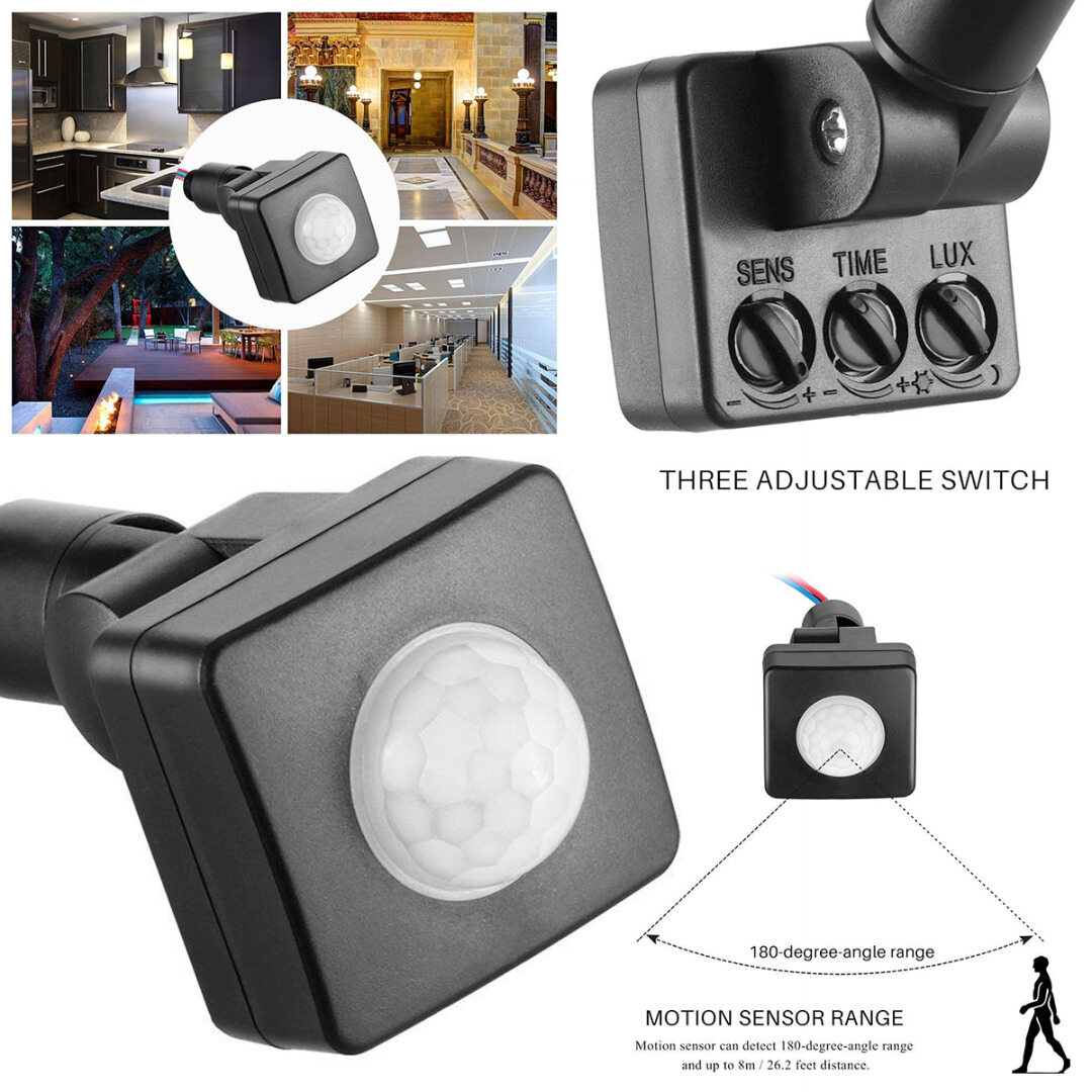 BOKALI 1PCS 220V Intelligent PIR Body Infrared Motion Sensor Automatic Switch Infrared