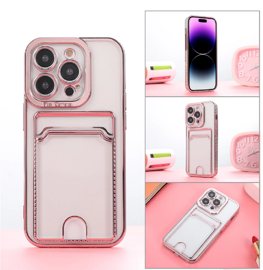 Transparent electroplated for Iphone 11 12 13 Pro Max Shock proof phone case Mobile phone protector for Iphone 13 Pro Max 14 Pro Max Plus
