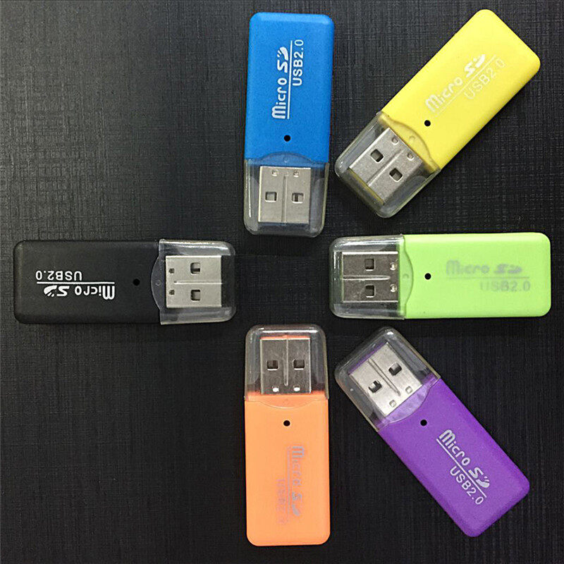 Hebeanna Eioce 【Eqrbtl】Hot USB Mini SD/MMC Đầu Đọc Thẻ Nhớ 480Mbps Cho Máy Tính Máy Tính Xách Tay