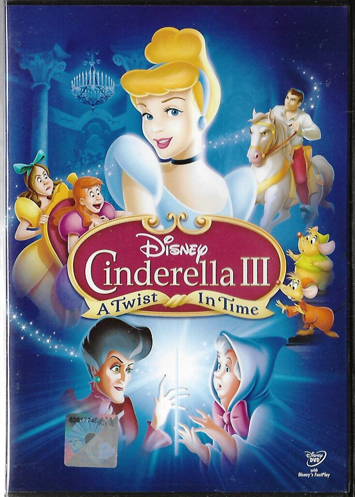 English Animated Movie Disney Cinderella III A Twist In Time DVD | Lazada