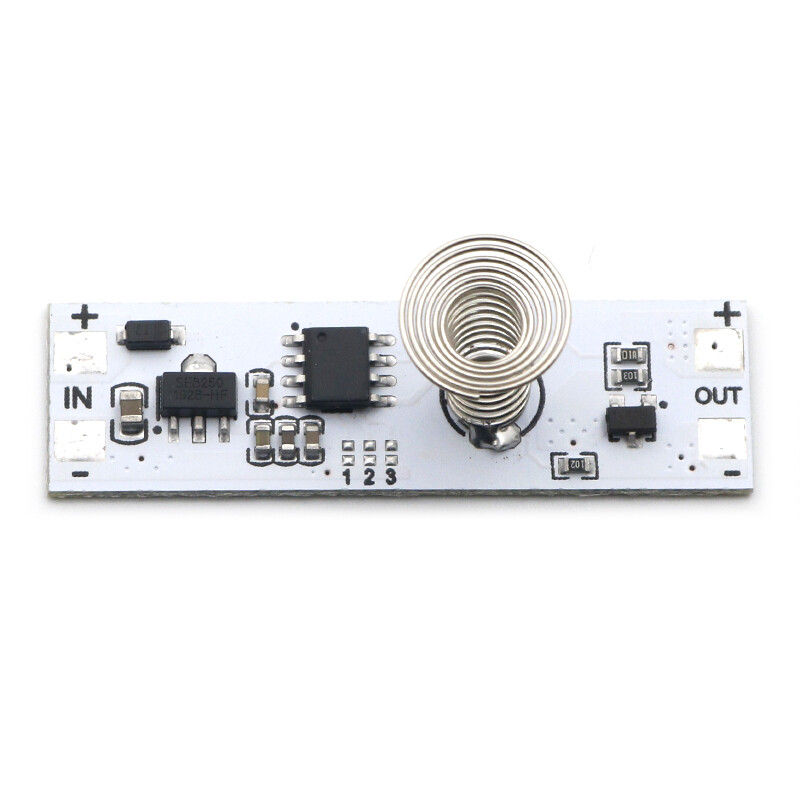 DC 12V Cảm Biến Cảm Ứng Điện Dung Chuyển Đổi Lò Xo Chuyển Đổi LED Dimmer Công Tắc Điều Khiển 9-24V 30W 3A Cho Nhà Thông Minh Dải Đèn LED