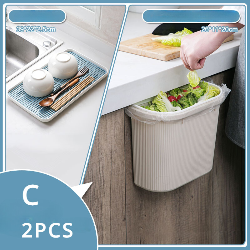 Homenhome Double Layer Rectangular Cups Plate Detachable Simple Teacup Plastic Tray Creative Dumpling Tray
