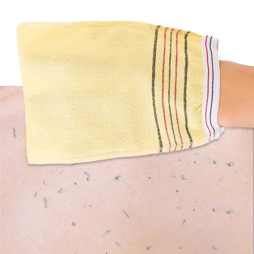 Bathing Gloves Single Layer Rubbing Dead Skin Exfoliating Bathing Gloves Bathing Applicator Towel