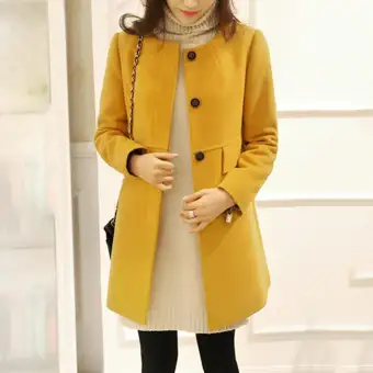 round neck coat