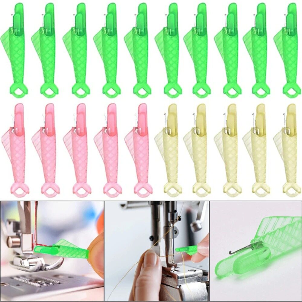 Polocat30/5 chiếc dụng cụ xỏ kim tự động may hình con cá dụng cụ xỏ kim đồ may thủ công tự làm công cụ sợi chỉ